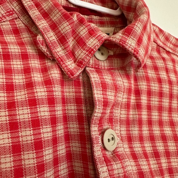 Limited Edition SuperDry Plaid Red Collared Shirt - Picture 5 of 9